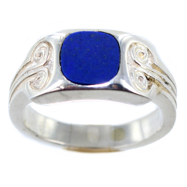 Chevalière Argent Bague Art Nouveau 