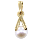 Pendentif Or Jaune Django - Perle 6.5 mm 