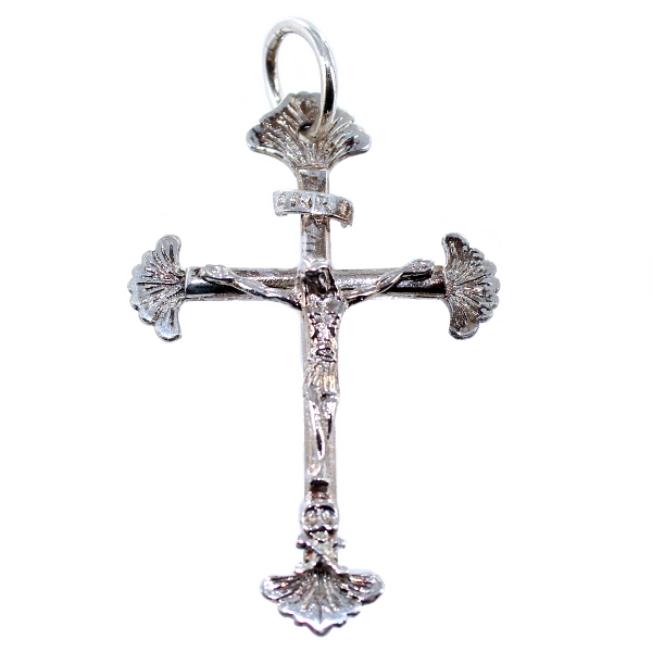 Croix Christ Béarnaise - Modèle 2 Argent 