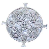 Broche Spirales celtiques Argent 