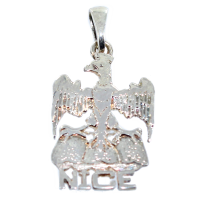 Pendentif Argent Aigle Nice - Taille 2 