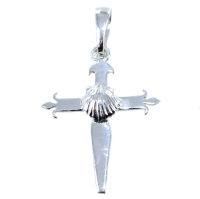 Croix de Saint Jacques de Compostelle - Taille 1 Argent 
