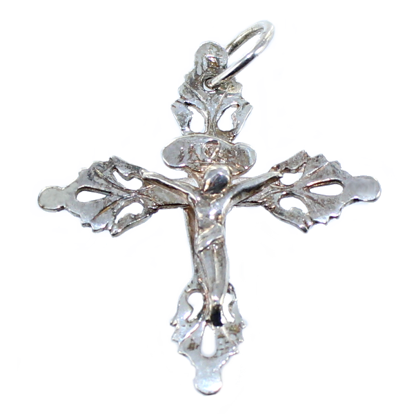 Croix grille de Chambéry allongée - Taille 2 Argent 