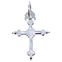 Croix Jeannette traditionnelle - Taille 4 Argent 