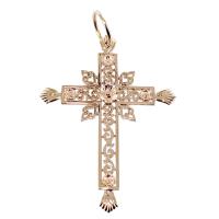 Croix de Conflans - Taille 2 Or Rose 