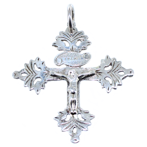 Croix grille de Chambéry - Taille 4 Argent 