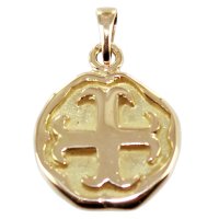 Médaille Croix cathare Or Jaune 