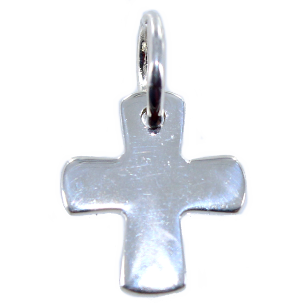 Croix Plate - Taille 1 Argent 