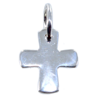 Croix Plate - Taille 1 Argent 