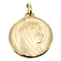Médaille Or Jaune Sainte Vierge - Taille 3 