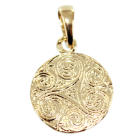 Médaille Triskell - Taille 1 Or Jaune 