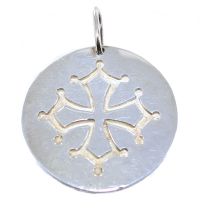 Médaille Croix Occitane - Taille 5 Argent 