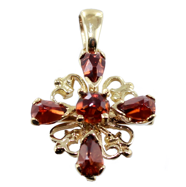 Croix Catalane gothique Or Jaune 