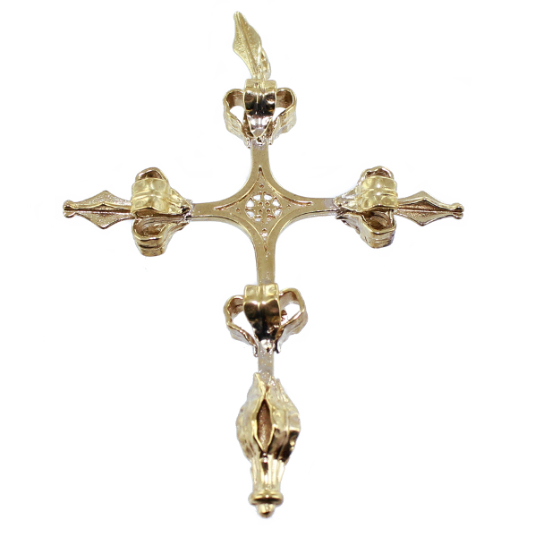 Croix de Cordes sur Ciel - Taille 3 Or Jaune 