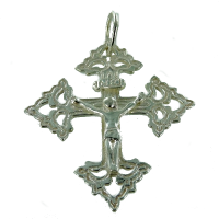 Croix grille du Val d'Arly - Taille 3 Argent 