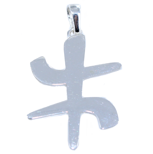 Pendentif Argent Symbole Berbère stylisé - 28 x 21 mm 