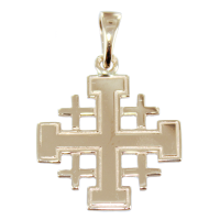 Croix de Jérusalem - Taille 2 Or Jaune 