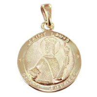 Médaille Or Jaune Saint Louis 