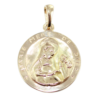Médaille Or Jaune Sainte Marie 