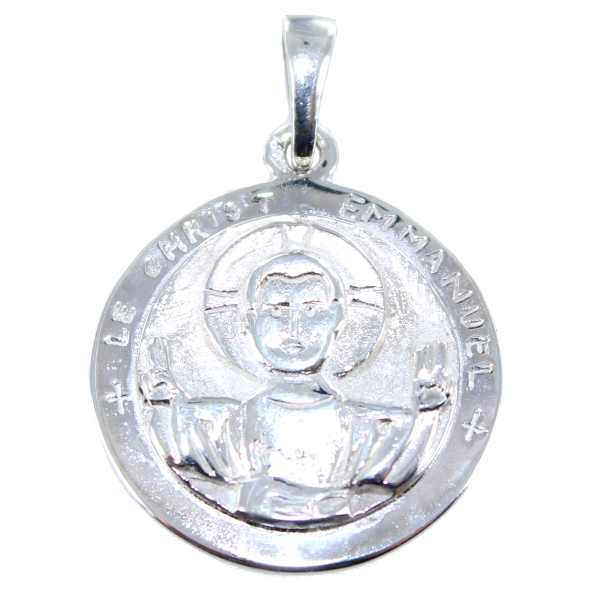Médaille Argent Saint Christ Emmanuel 