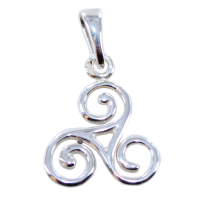 Pendentif Argent Triskell simple - Taille 5 