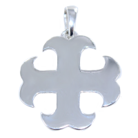 Croix Cathare - Taille 2 Argent 