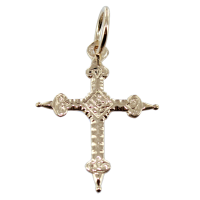 Croix Jeannette ciselée - Taille 1 Or Jaune 