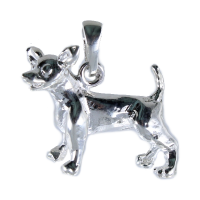 Pendentif Argent Chihuahua 