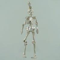 Pendentif Argent Squelette articulé 