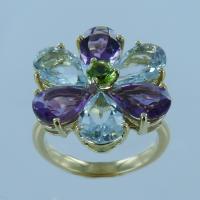 Bague Or Jaune Floravela