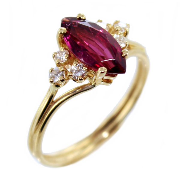 Bague Serti griffe Justine - Image 2 