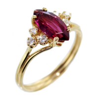 Bague Serti griffe Justine - Image 2 