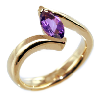 Bague Serti suspendu Clavie - Image 7 