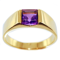 Bague Or Rose Serti clos Carenne 