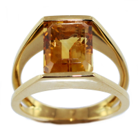 Bague Or Jaune Serti suspendu Joss 