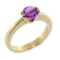 Bague Serti griffe Eva - Image 4 