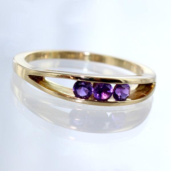 Bague Serti suspendu Amélia - Image 5 