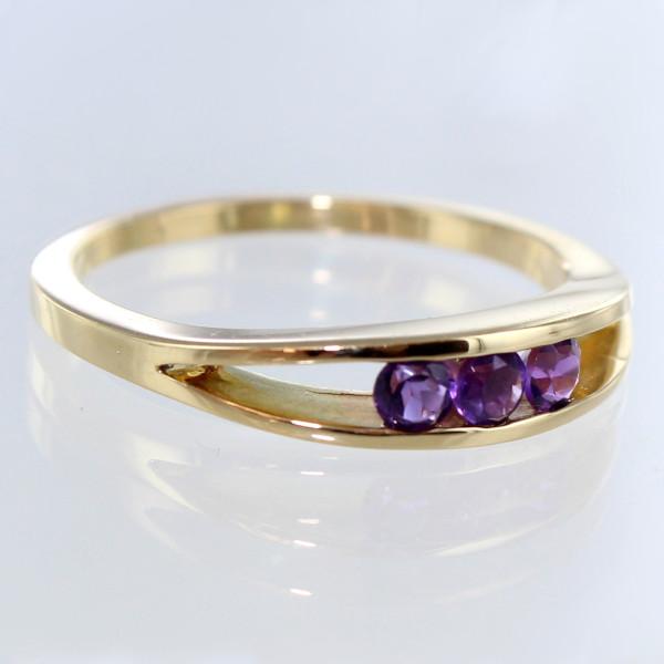 Bague Serti suspendu Amélia - Image 4 