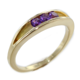 Bague Serti suspendu Amélia - Image 2 