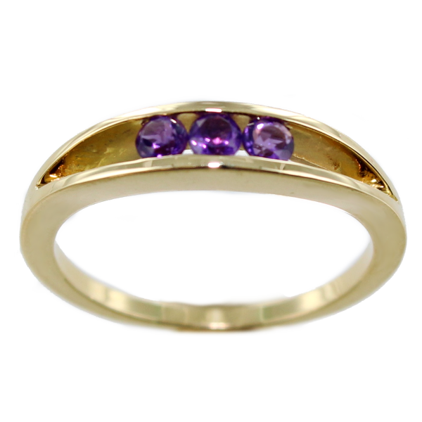 Bague Or Jaune Serti suspendu Amélia 
