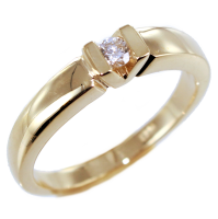 Bague de fiançailles Serti griffe Nyme 0,10ct - Image 2 