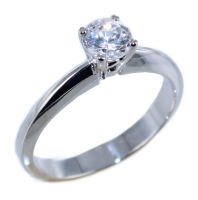 Bague de fiançailles Serti griffe Maud 0,65ct - Image 2 