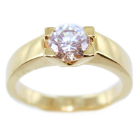 Bague de fiançailles Serti griffe Marcela 0,82ct Or Jaune 