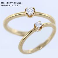 Bague de fiançailles Serti griffe Masa 0,15ct à 0,03ct - Image&nbsp;2 