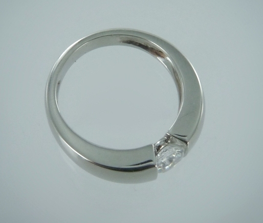 Bague de fiançailles Serti suspendu Marlie 0,50ct - Image 5 