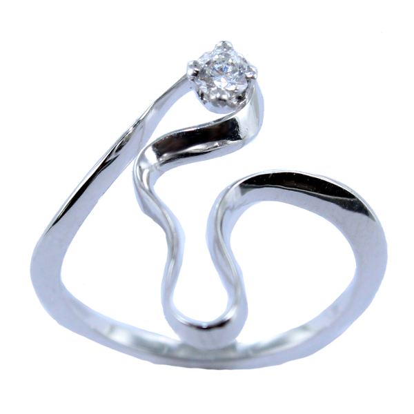 Bague Or Blanc Melissandre 