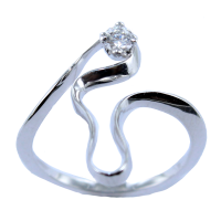 Bague Or Blanc Melissandre 