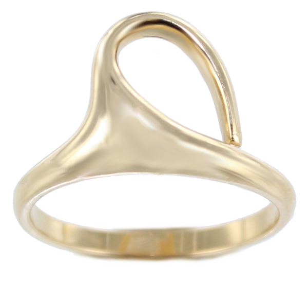 Bague Or 18 K Sirène Wave 