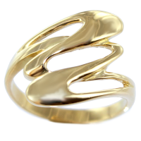 Bague Or Jaune Serpentine 