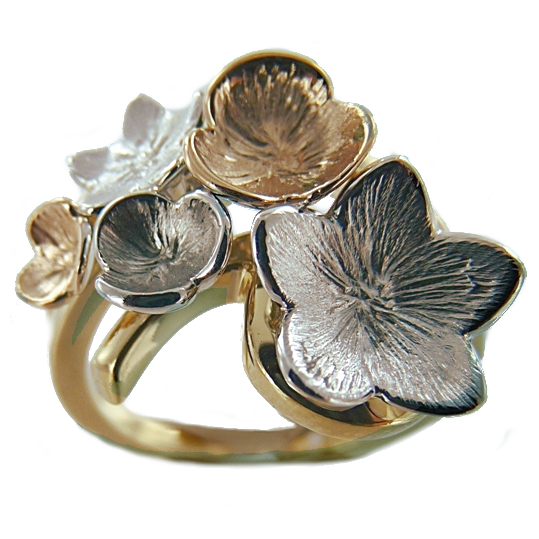 Bague Or Bicolore Blossom